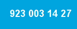 923 003 14 27